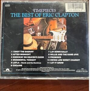 Eric Clapton Timepieces The Best of Eric Clapton CD Polydor 800 014-2 Rock 1982